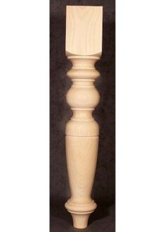 Houten tafelpoot met een normale hoogte van een eettafel, TL02